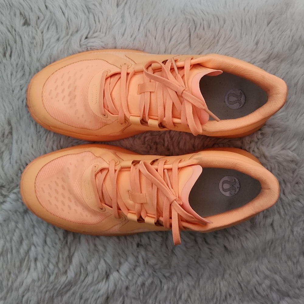 lululemon athletica Orange Athletic Shoes